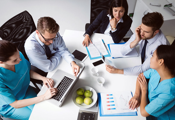Healthcare software integration planning in a medical office