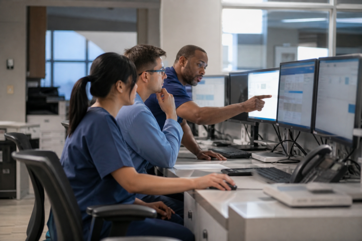 Practice manager and billing staff preparing for medical billing software implementation